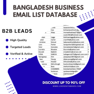 Bangladesh Business Email List Database