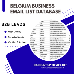 Belgium Business Email List Database