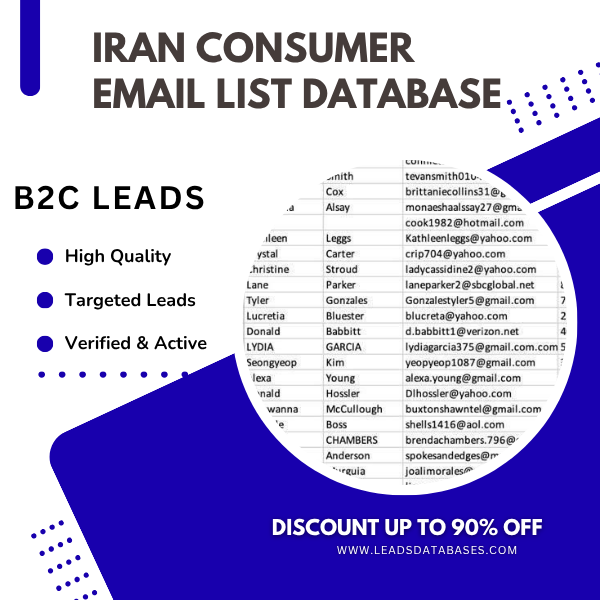 Iran Consumer Email List Database