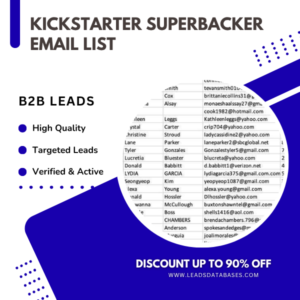 Kickstarter Superbacker Email List