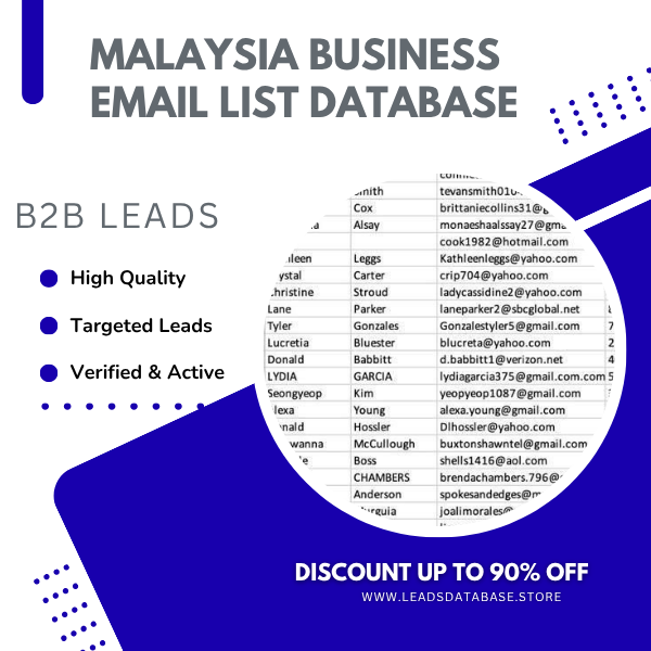 Malaysia Business Email List Database