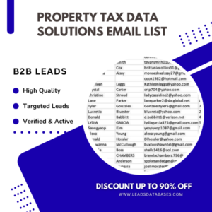 Property Tax Data Solutions Email List