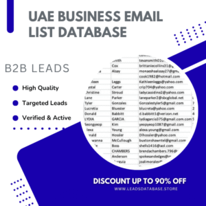 UAE Business Email List Database
