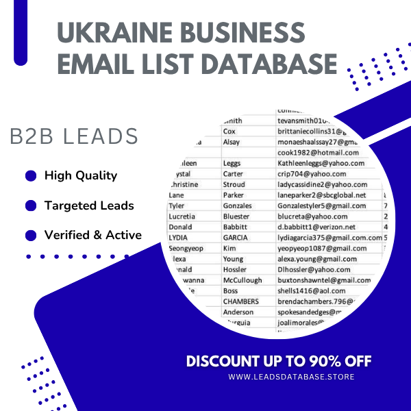 Ukraine Business Email List Database