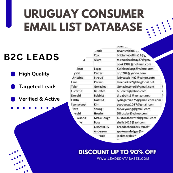 Uruguay Consumer Email List Database