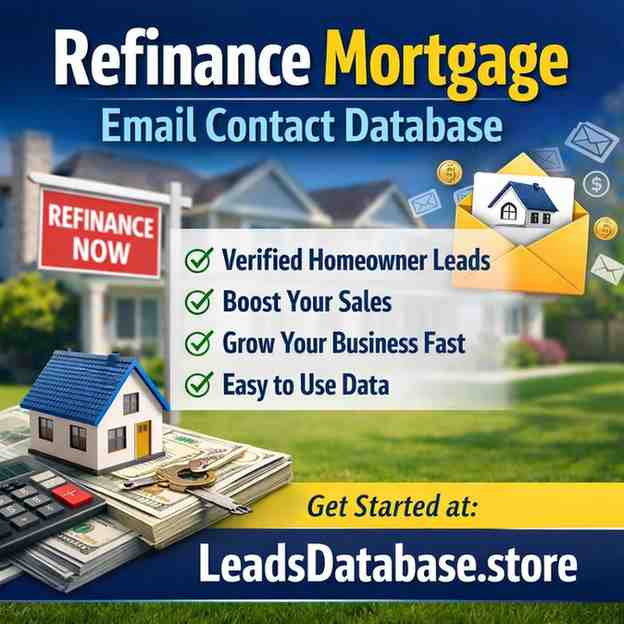 Refinance-Mortgage-Email-Contact-Database