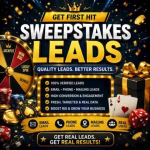 Sweepstakes Leads - Get First Hit Sweepstakes Leads
