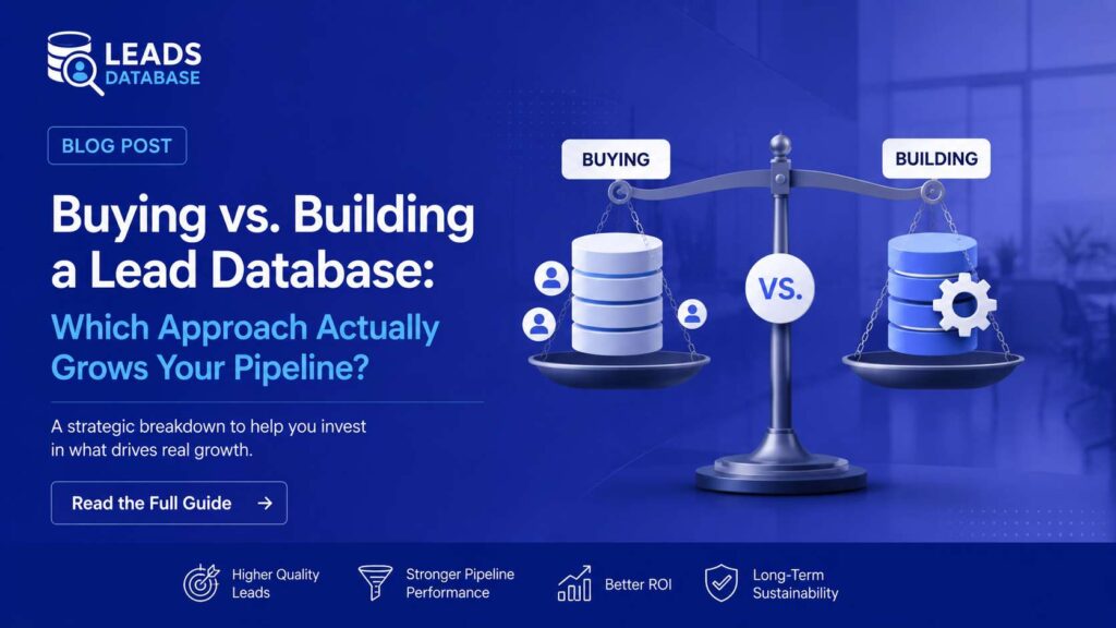 Buying vs. Building a Lead Database