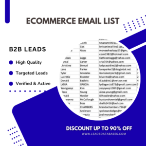 Ecommerce Email List