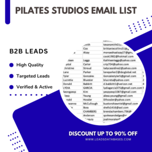 Pilates Studios Email List