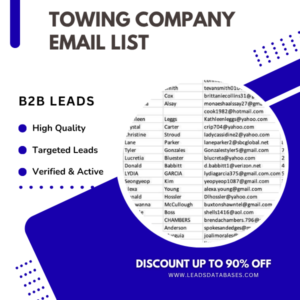 Towing Company Email List