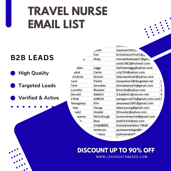 Travel Nurse Email List